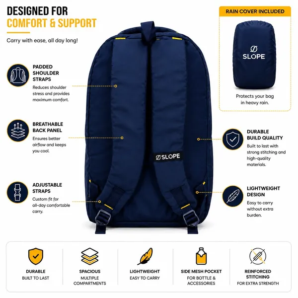 SLOPE_Navy_Multi-Compartment_Backpack