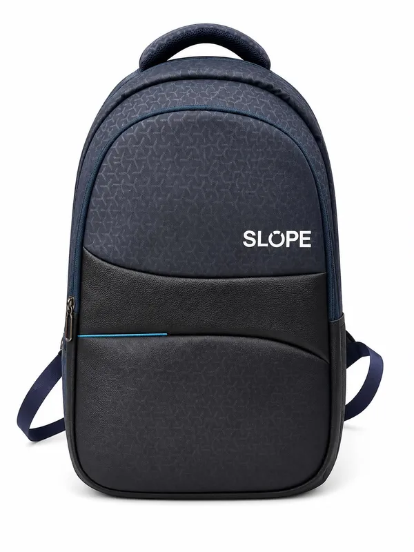 Slope_Black_Patterned_Backpack
