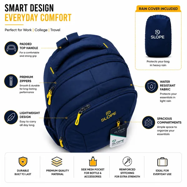 SLOPE_Navy_Multi-Compartment_Backpack
