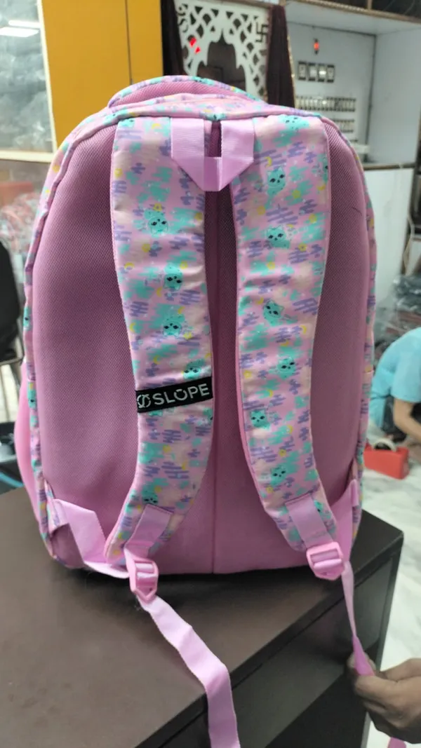 Pink_Printed_Multi-Compartment_Backpack