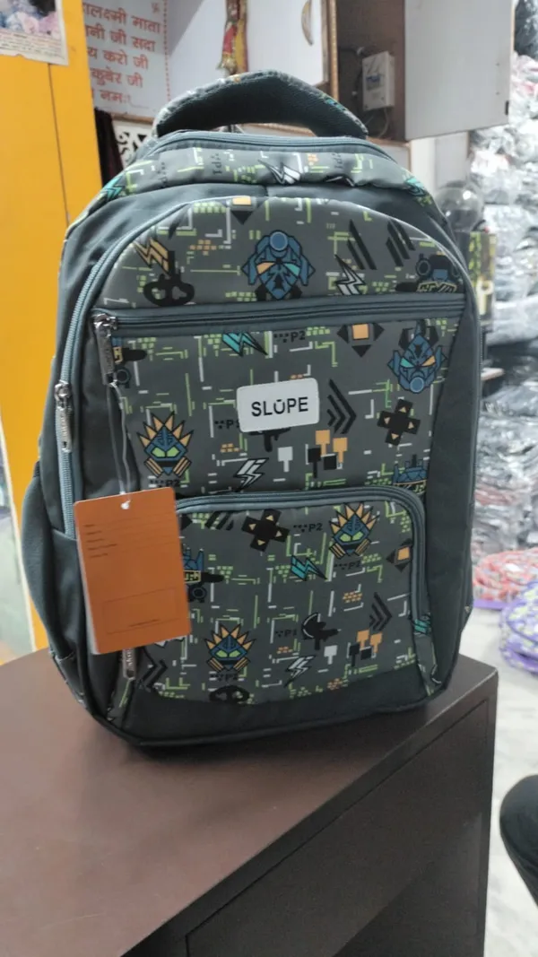 Grey_Printed_Multi-Compartment_Backpack