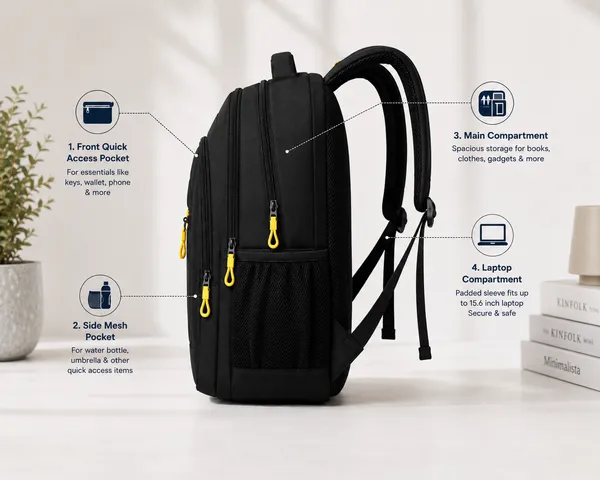 Black_Polyurethane_Laptop_Backpack_For_Students