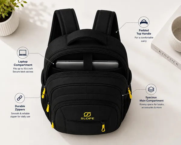 Black_Polyurethane_Laptop_Backpack_For_Students