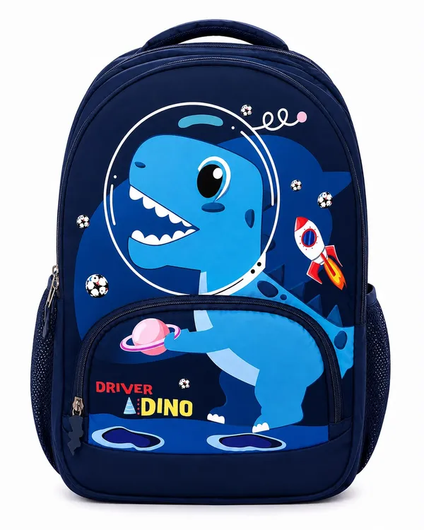 Navy_Blue_Dinosaur_Print_Kids_Backpack