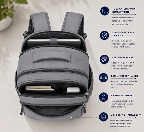 Grey_Polyester_Structured_Laptop_Backpack_For_Unisex
