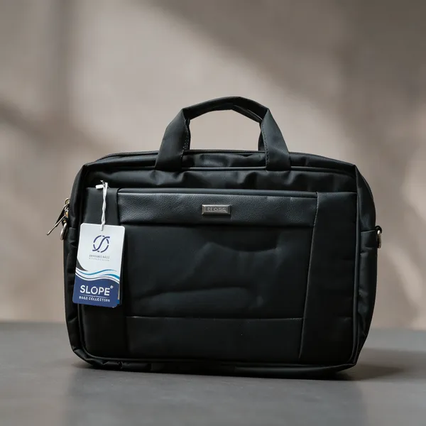 Black_Structured_Multi-Compartment_Briefcase_Bag_For_Employees
