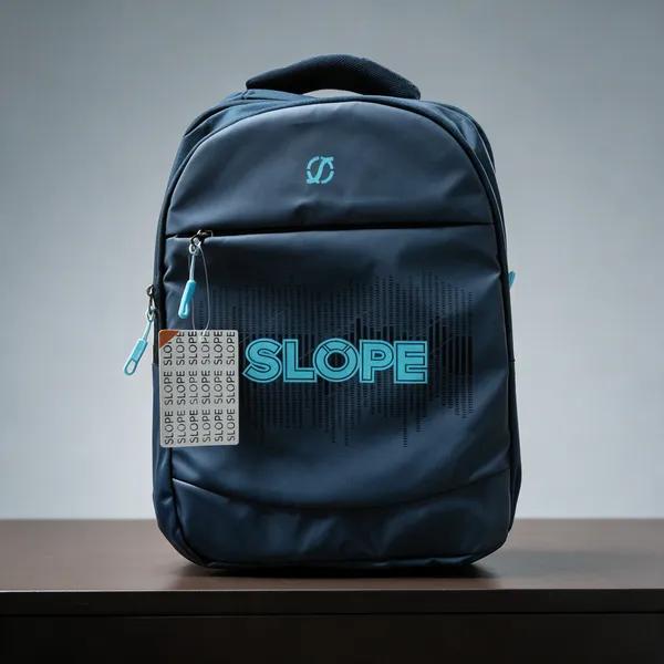 Blue_Polyurethane_Front-Zip_Backpack_For_Students