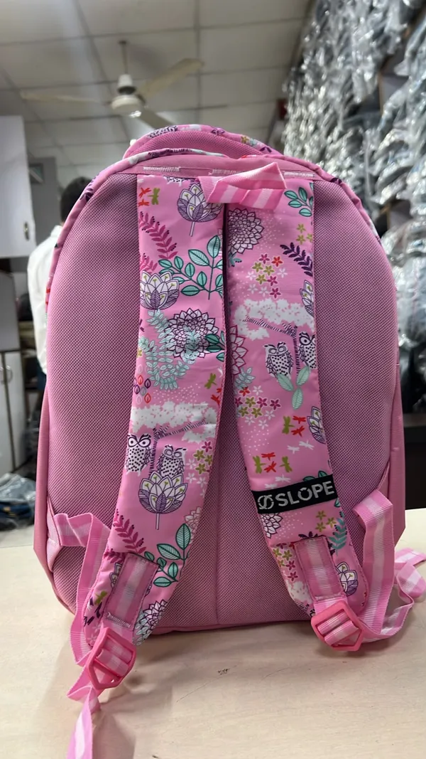 Pink_Floral_Print_Multi_Compartment_Backpack