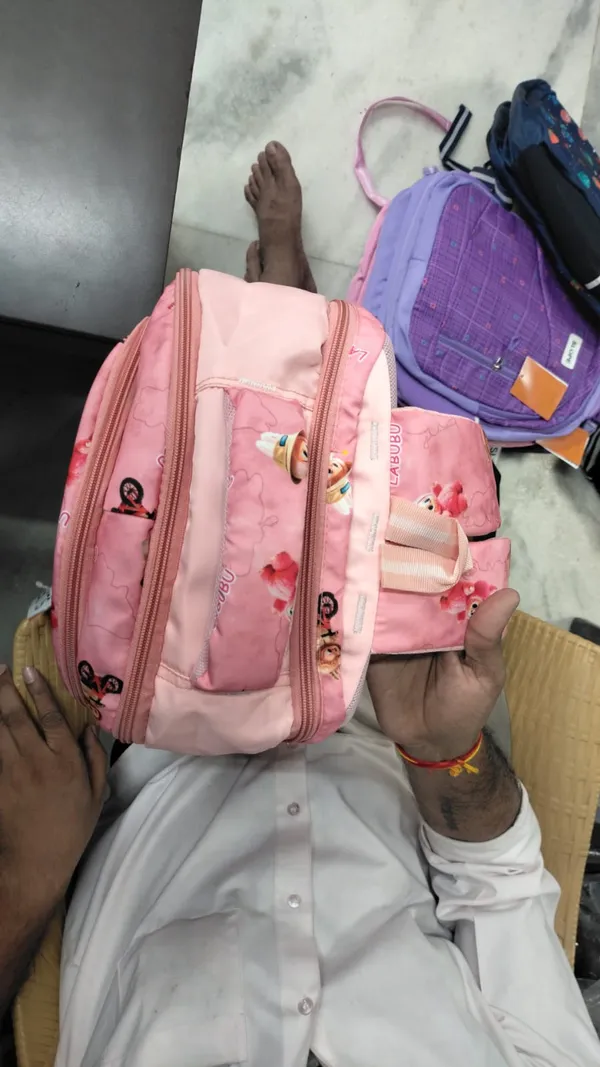 Slope_Pink_Printed_Character_Backpack