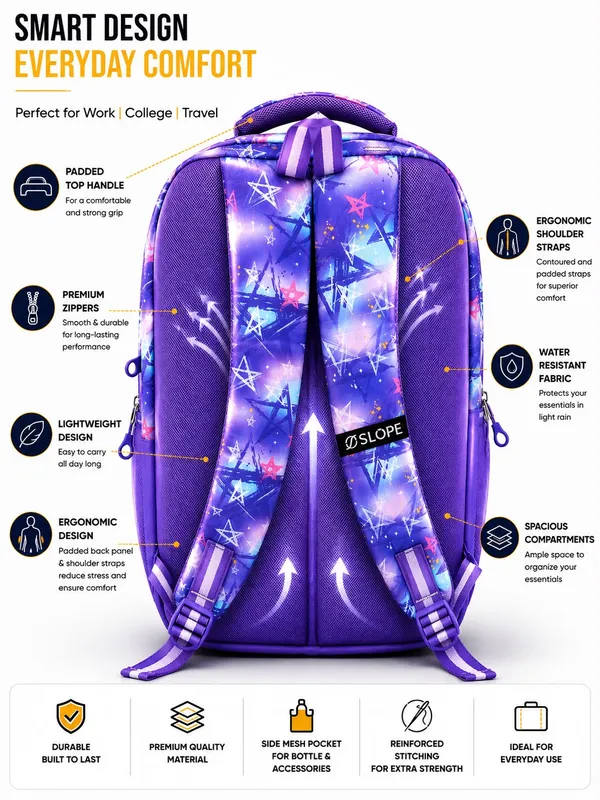 Purple_Star_Print_School_Backpack