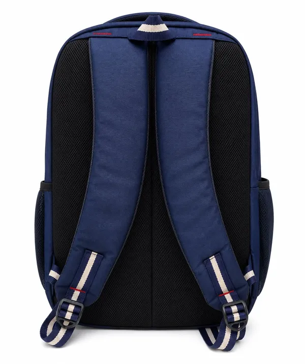Slope_Navy_Blue_Multi-Pocket_Backpack