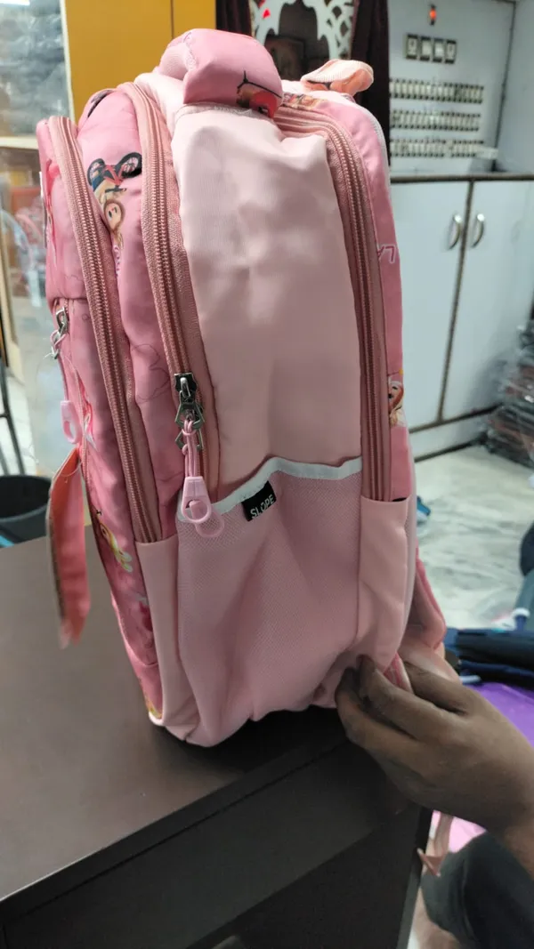 Slope_Pink_Printed_Character_Backpack