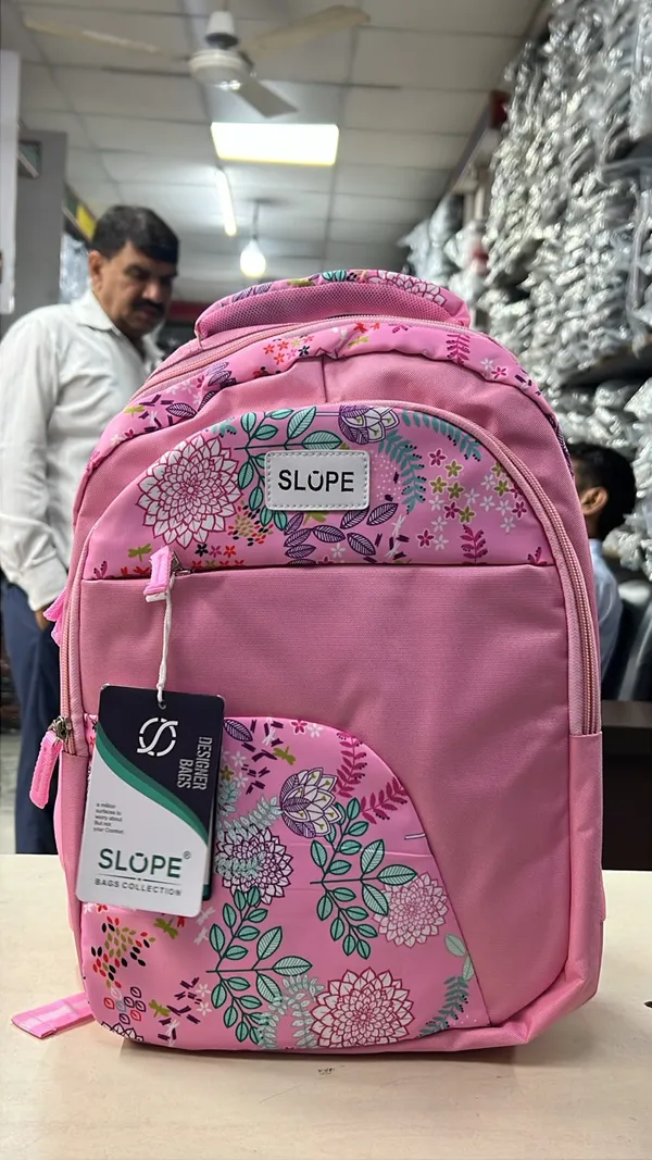 Pink_Floral_Print_Multi_Compartment_Backpack