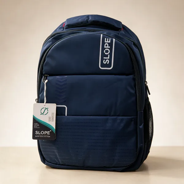 Grey_Polyester_Multi-Compartment_Backpack