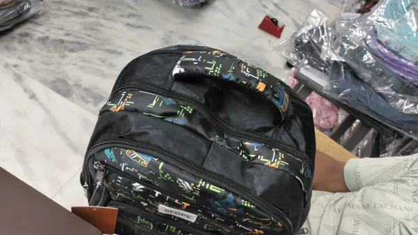 Slope_Black_Geometric_Print_Backpack
