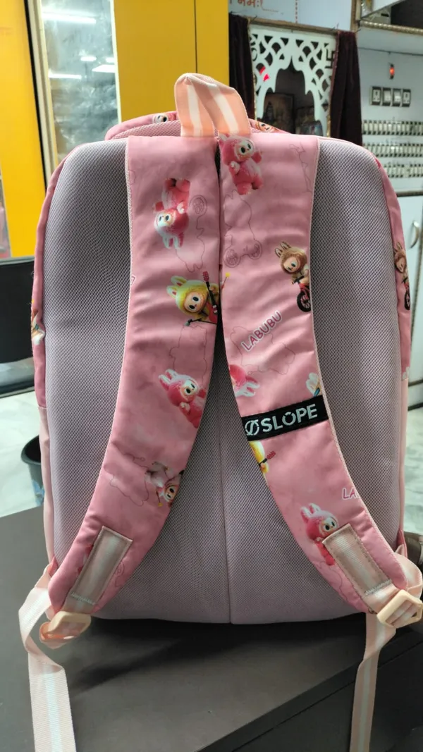 Slope_Pink_Printed_Character_Backpack