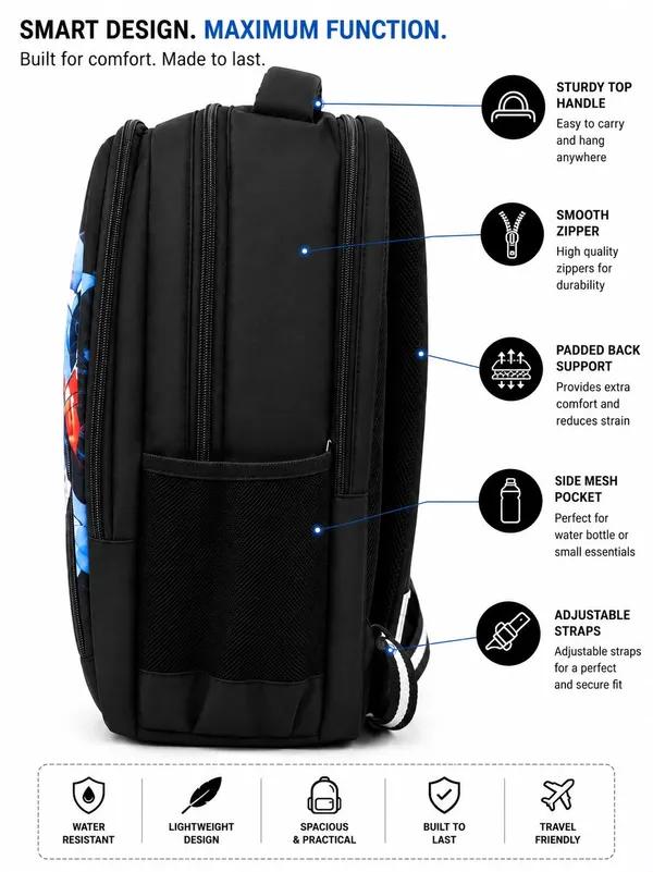 Black_Dinosaur_Printed_Kids_Backpack