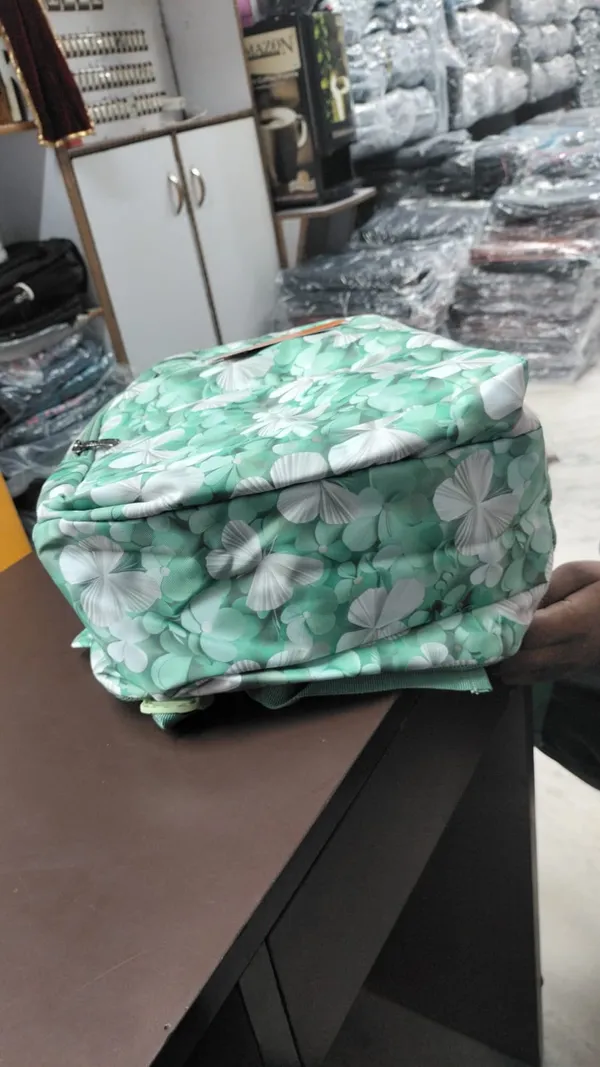 Mint_Green_Floral_Print_Backpack