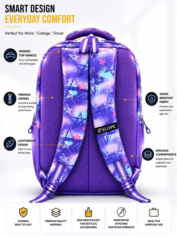 Purple_Star_Print_School_Backpack