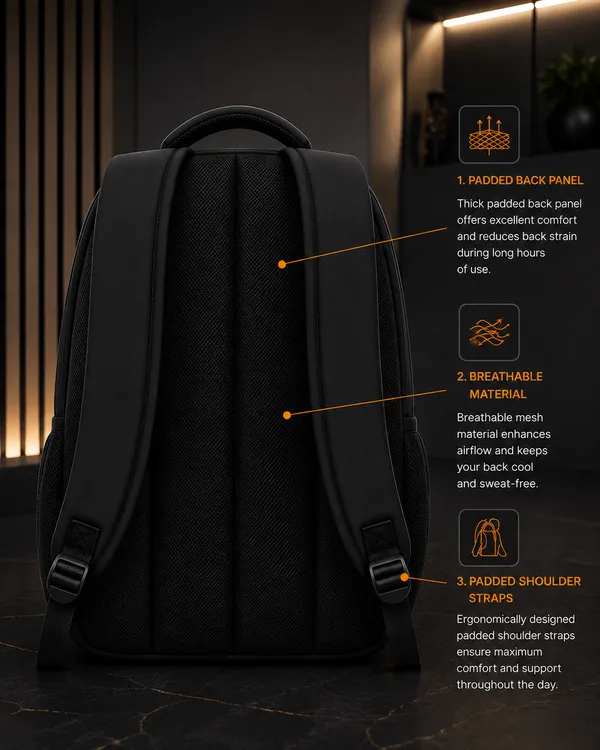 Black_And_Grey_Polyester_Multi-Compartment_Backpack