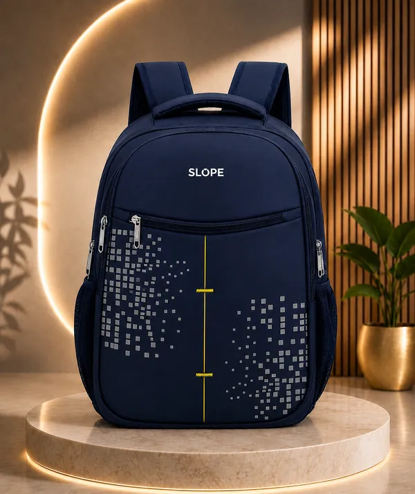Navy_Polyester_Graphic_Print_Multi-Compartment_Backpack