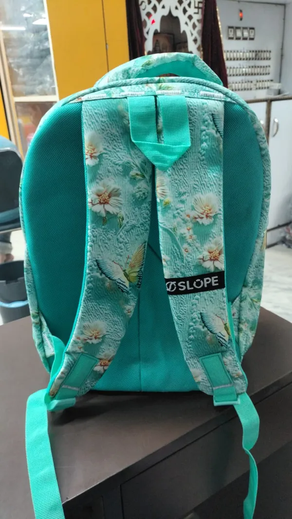 Slope_Turquoise_Floral_Print_Backpack