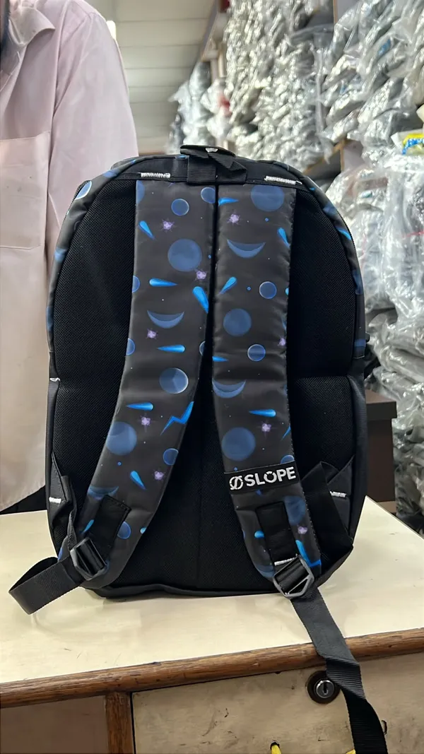 Slope_Black_Printed_Backpack
