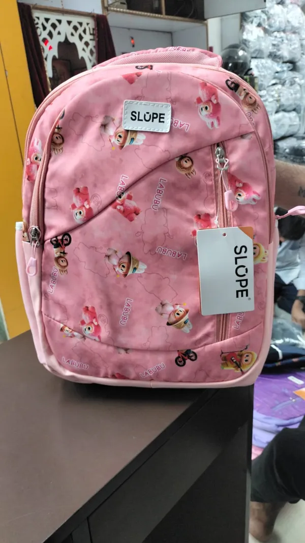 Slope_Pink_Printed_Character_Backpack