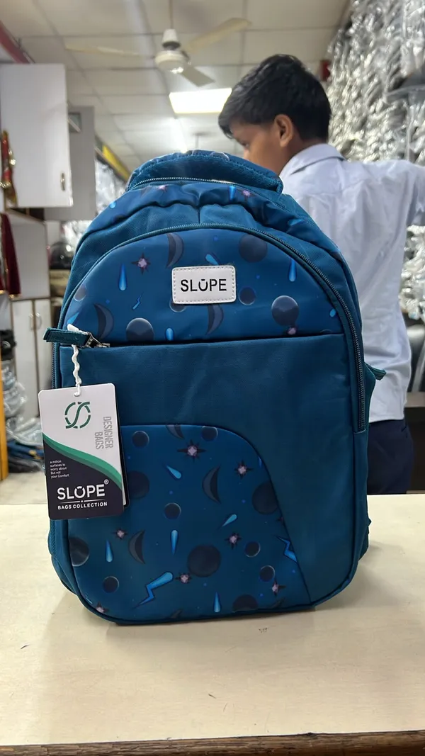 Blue_Printed_Multi-Compartment_Backpack