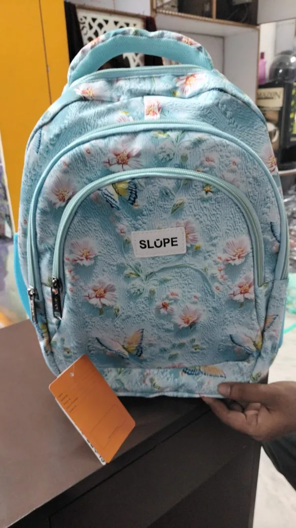 Blue_Floral_Print_Multi-Compartment_Backpack
