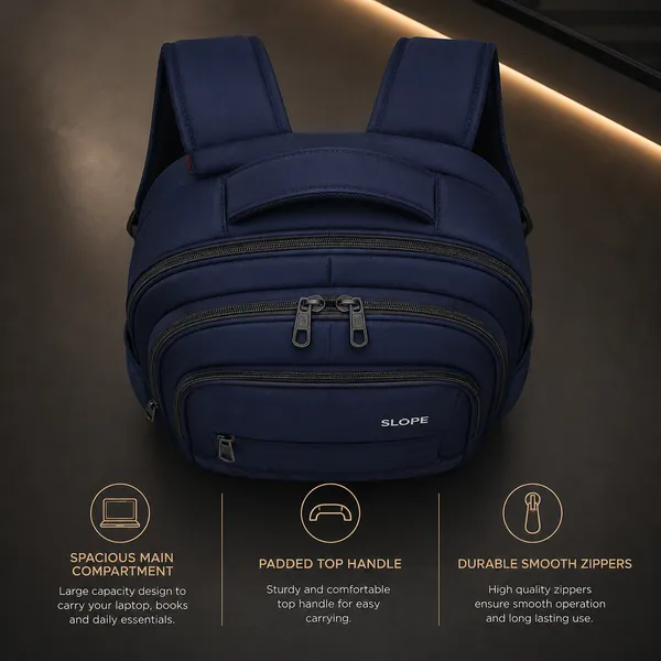 Navy_Polyester_Geometric_Print_Multi-Compartment_Backpack
