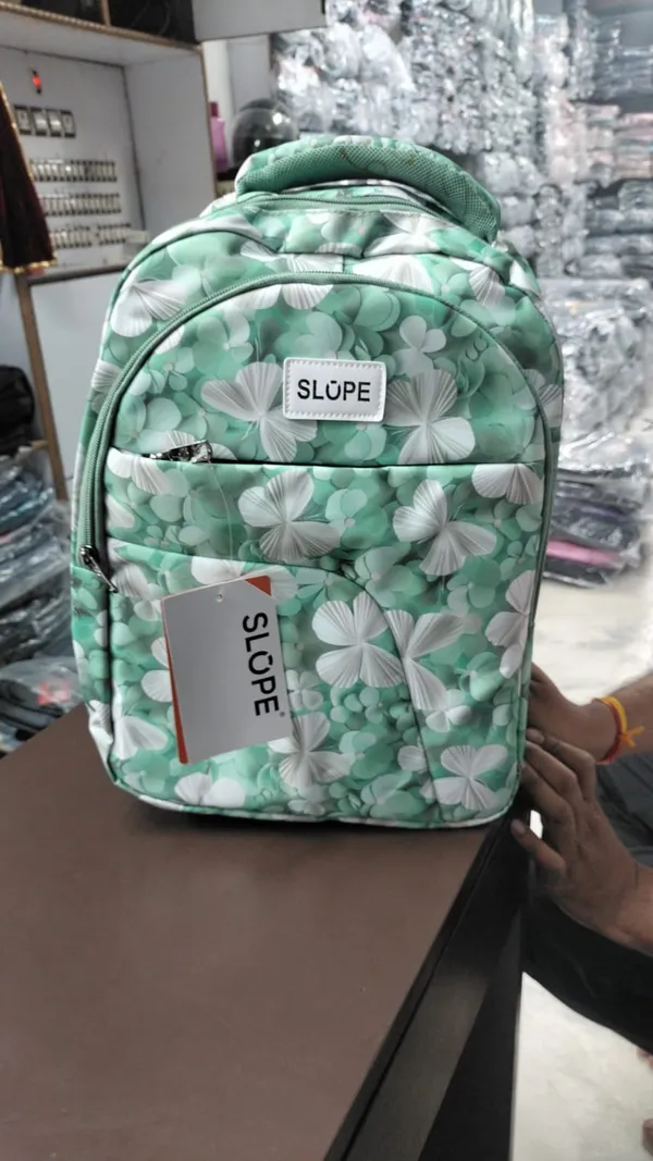 Mint_Green_Floral_Print_Backpack
