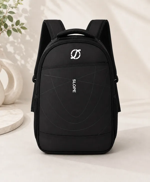 Black_Polyester_Casual_Backpack_For_Students