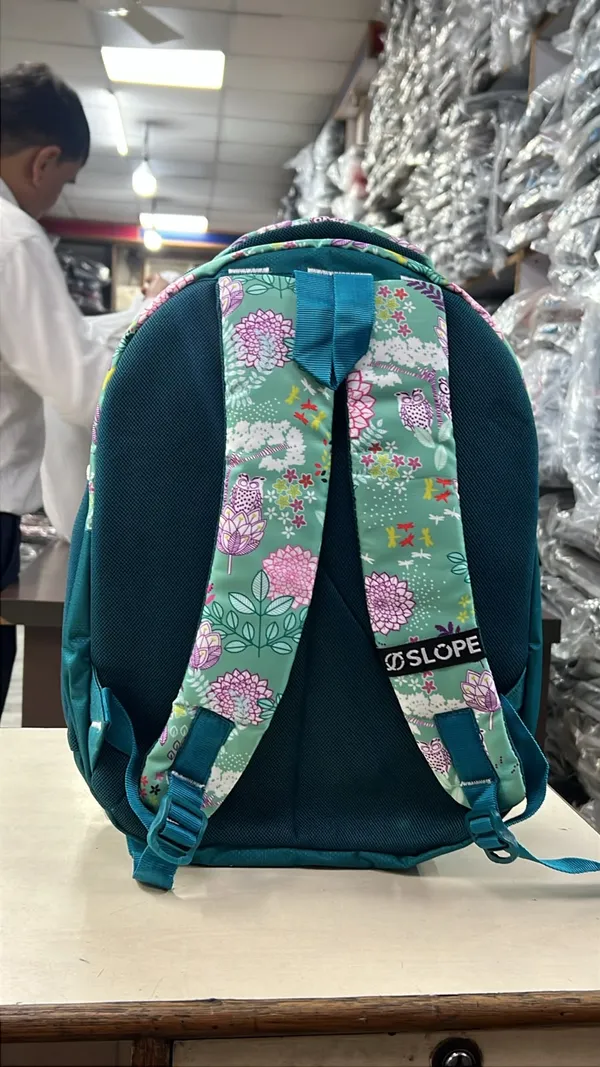 Slope_Floral_Print_Teal_Backpack