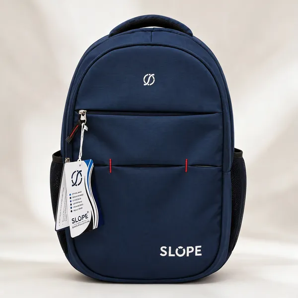 Navy_Blue_Polyurethane_Multi-Compartment_Backpack_For_Students