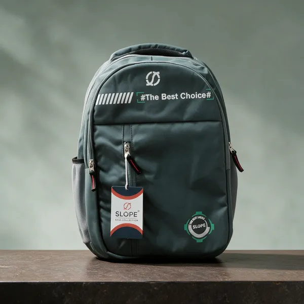 Dark_Grey_Polyurethane_Printed_Multi-Compartment_Backpack