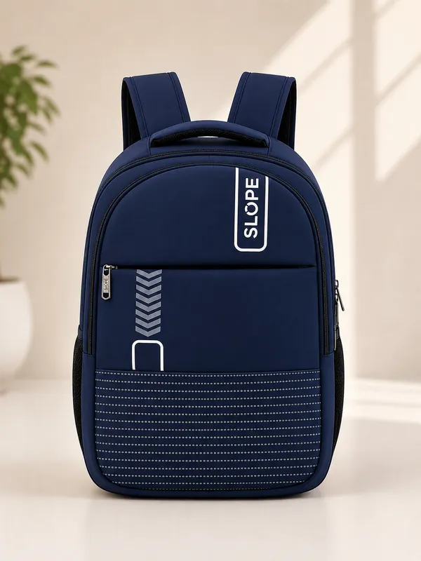 Blue_Polyester_Multi-Compartment_Backpack_For_Students