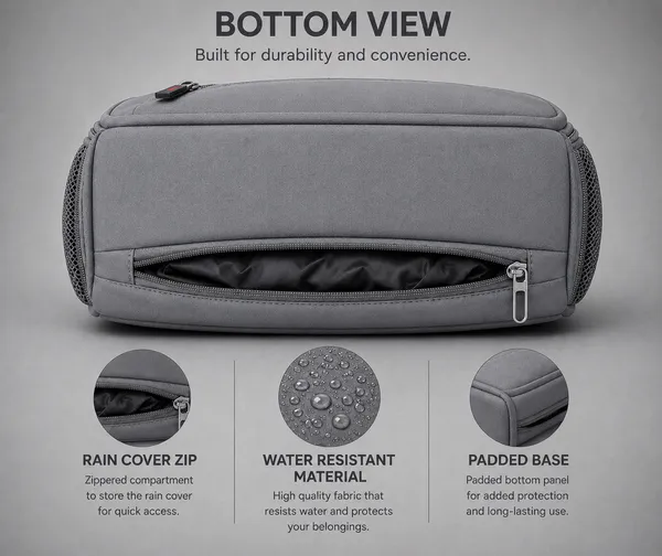 Grey_Polyester__Multi-Compartment_Backpack_For_Students