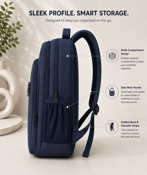 Navy_Polyester_Multi-Compartment_Backpack_For_Students