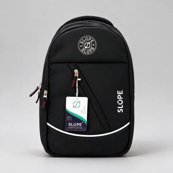 Black_Polyurethane_Water_Resistant_Laptop_Backpack