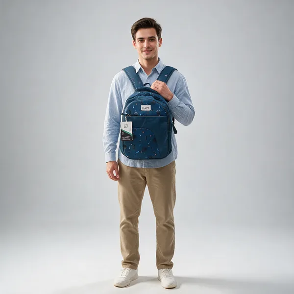 Blue_Polyester_Printed_Multi-Compartment_Backpack