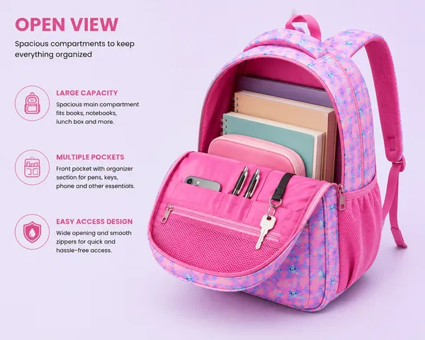 Pink_Polyester_Abstract_Graphic_Multi-Compartment_Backpack
