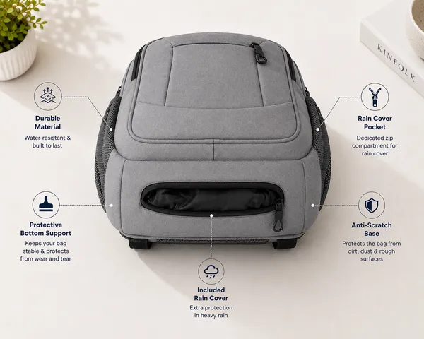 Grey_Polyester_Multi-Compartment_Backpack_For_Students