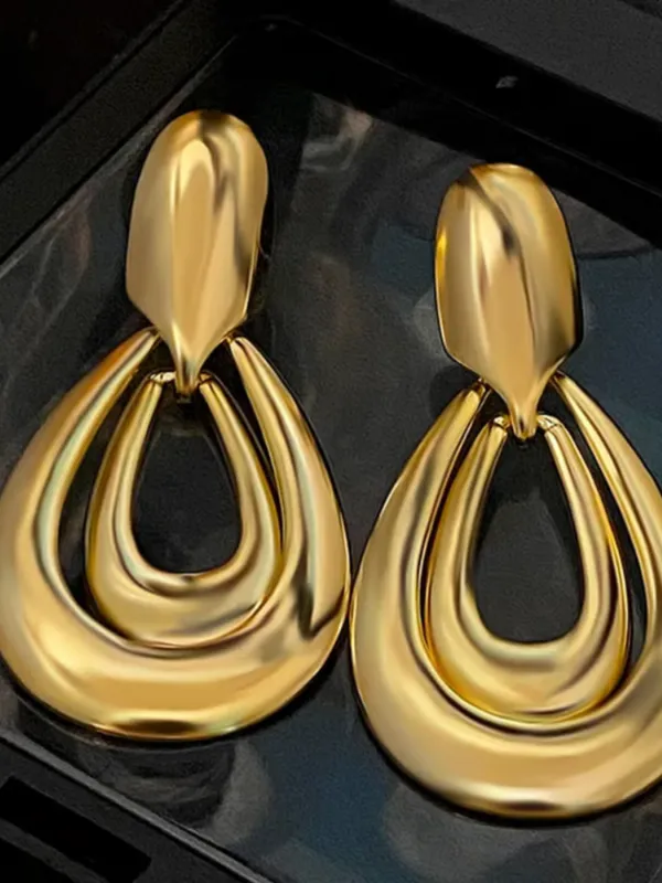 Gold_Tone_Geometric_Drop_Earrings_For_Women