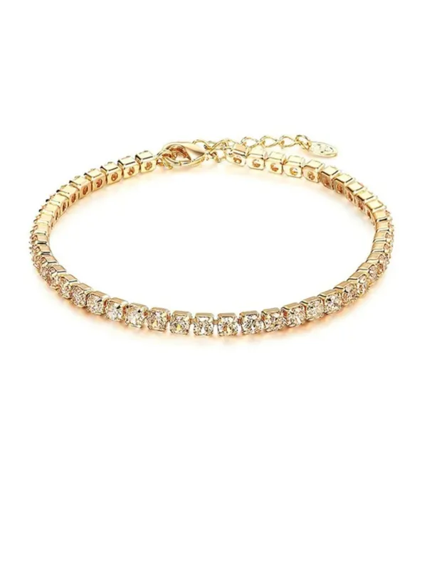 Gold_Tone_Rhinestone_Tennis_Bracelet_For_Women