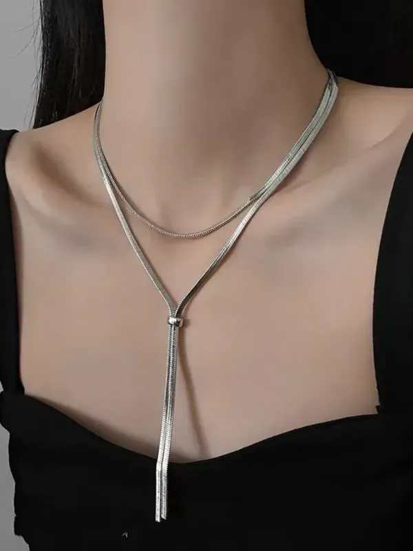 Silver_Tone_Layered_Lariat_Necklace_For_Women