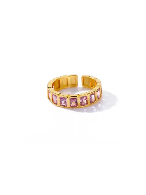 Gold_Stainless_Steel_Pink_Stone_Ring_For_Women