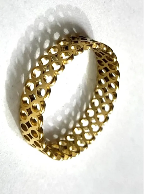 Gold_Tone_Openwork_Ring_for_Women