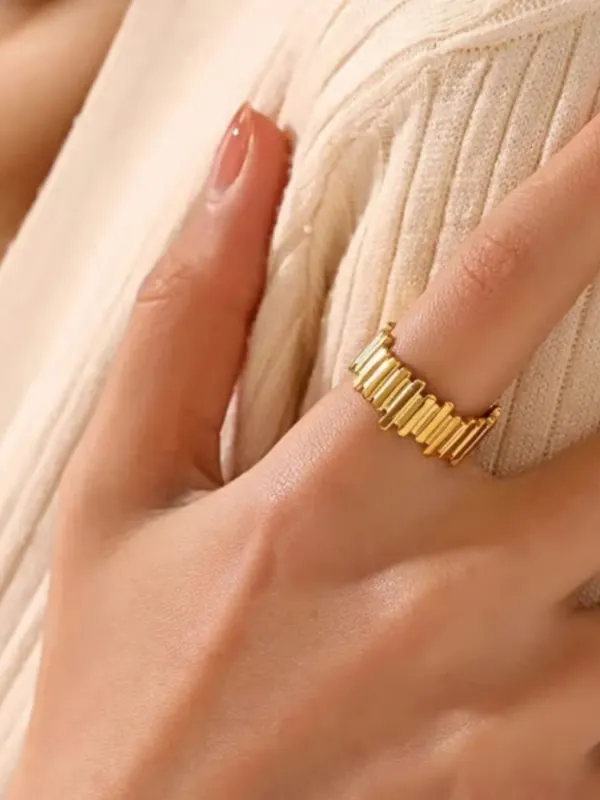 Gold_Tone_Stainless_Steel_Adjustable_Ring_For_Women