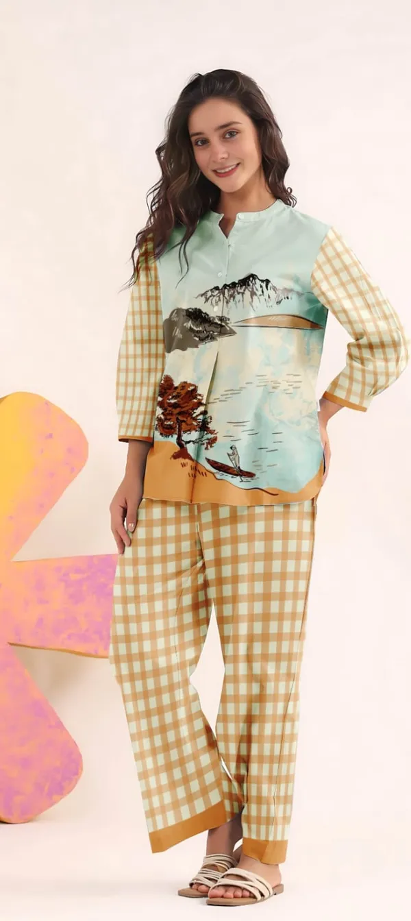 Multicolor_Cotton_Co-Ord_Set_For_Women